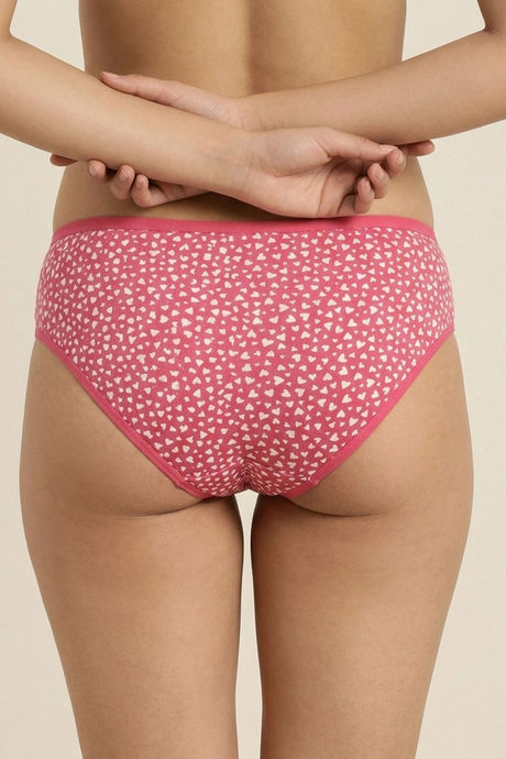Zivame Regular Rise Full Coverage Hipster Panty (Pack of 3) - Multicolor — image 12